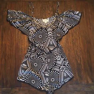 Off The Shoulder Romper NWOT